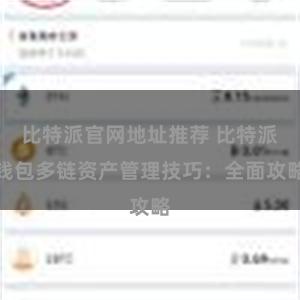 比特派官网地址推荐 比特派钱包多链资产管理技巧：全面攻略