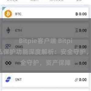 Bitpie客户端 Bitpie钱包隐私保护功能深度解析：安全守护，资产保障