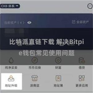 比特派直链下载 解决Bitpie钱包常见使用问题