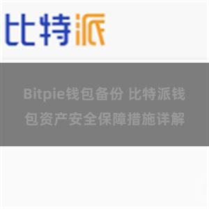 Bitpie钱包备份 比特派钱包资产安全保障措施详解