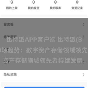 比特派APP客户端 比特派(Bitpie)钱包市场趋势：数字资产存储领域领先者持续发展。