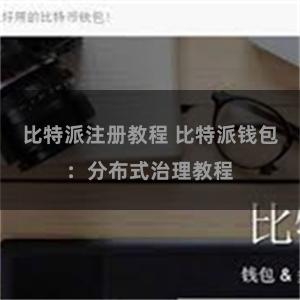 比特派注册教程 比特派钱包：分布式治理教程