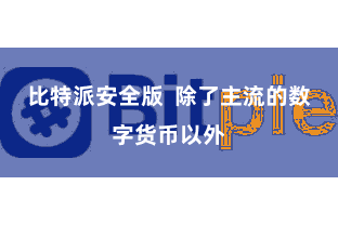 比特派安全版  除了主流的数字货币以外